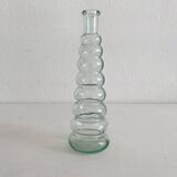 Vintage glass soliflore bottle vase