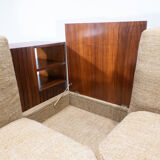 Mid-Century Modern Italian Sofa with Built-in Sideboard, Italy, 1960s