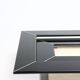 Re Quadro Coffee Table in Travertine and Lacquered Wood by Paolo Piva