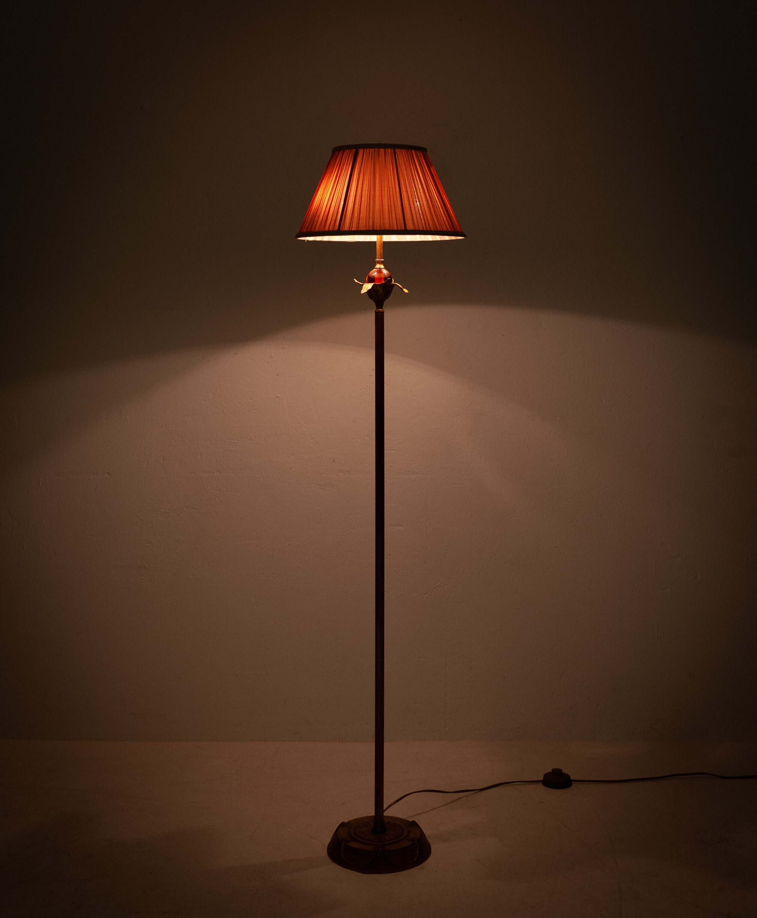 France antique bronze classic floor lamp