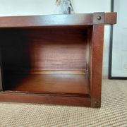 Buffet, meuble TV en bois Roche Bobois, style japandi