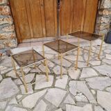 Vintage nesting coffee table