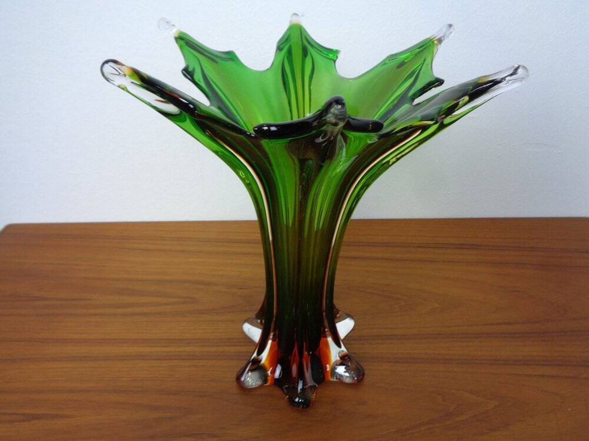 Murano Sommerso Glass Vase, 1960s