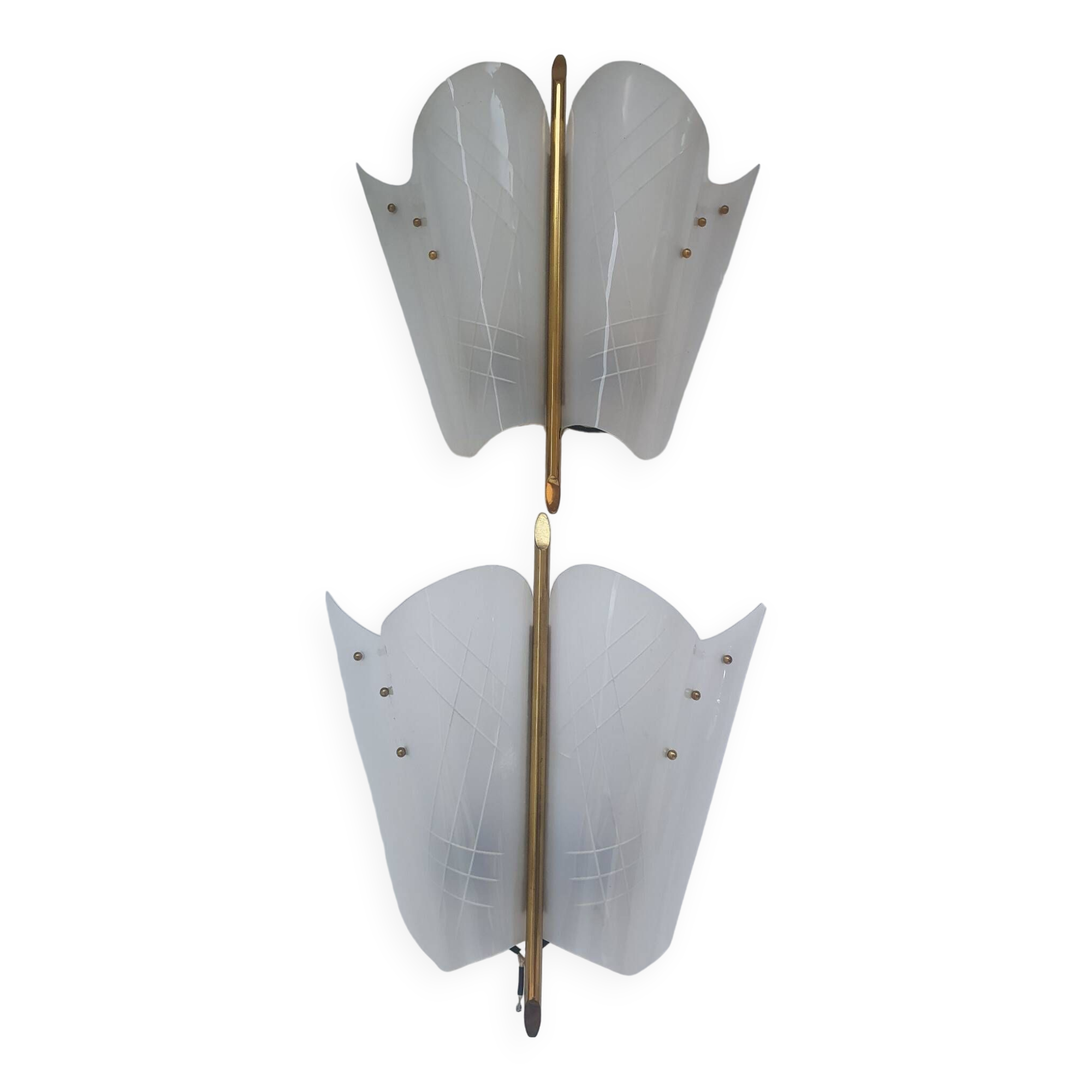 Pair of 50s Rockabilly Butterfly Wall Lights