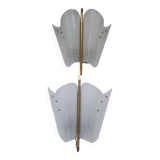 Pair of 50s Rockabilly Butterfly Wall Lights