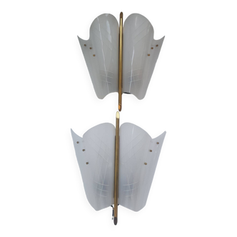 Pair of 50s rockabilly butterfly wall lights