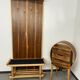 Commode ovale en bois cintré par Kreatippcci Studio