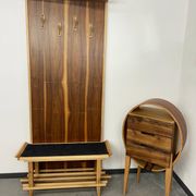 Oval wooden commode by Kreatippcci Studio