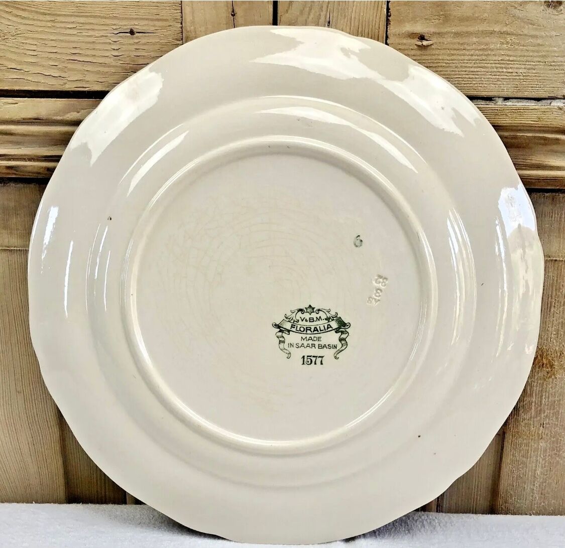 6 old flat plates model Floralia Villeroy & Boch