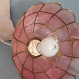 Pink mother-of-pearl chandelier
