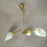 Typical 1950s light chandelier