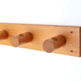 Charlotte Perriand's pine coat rack for Les Arcs, 60s