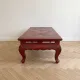 Asian coffee table in red wood