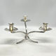 Three-branched plated candlestick, Germany, 1970s