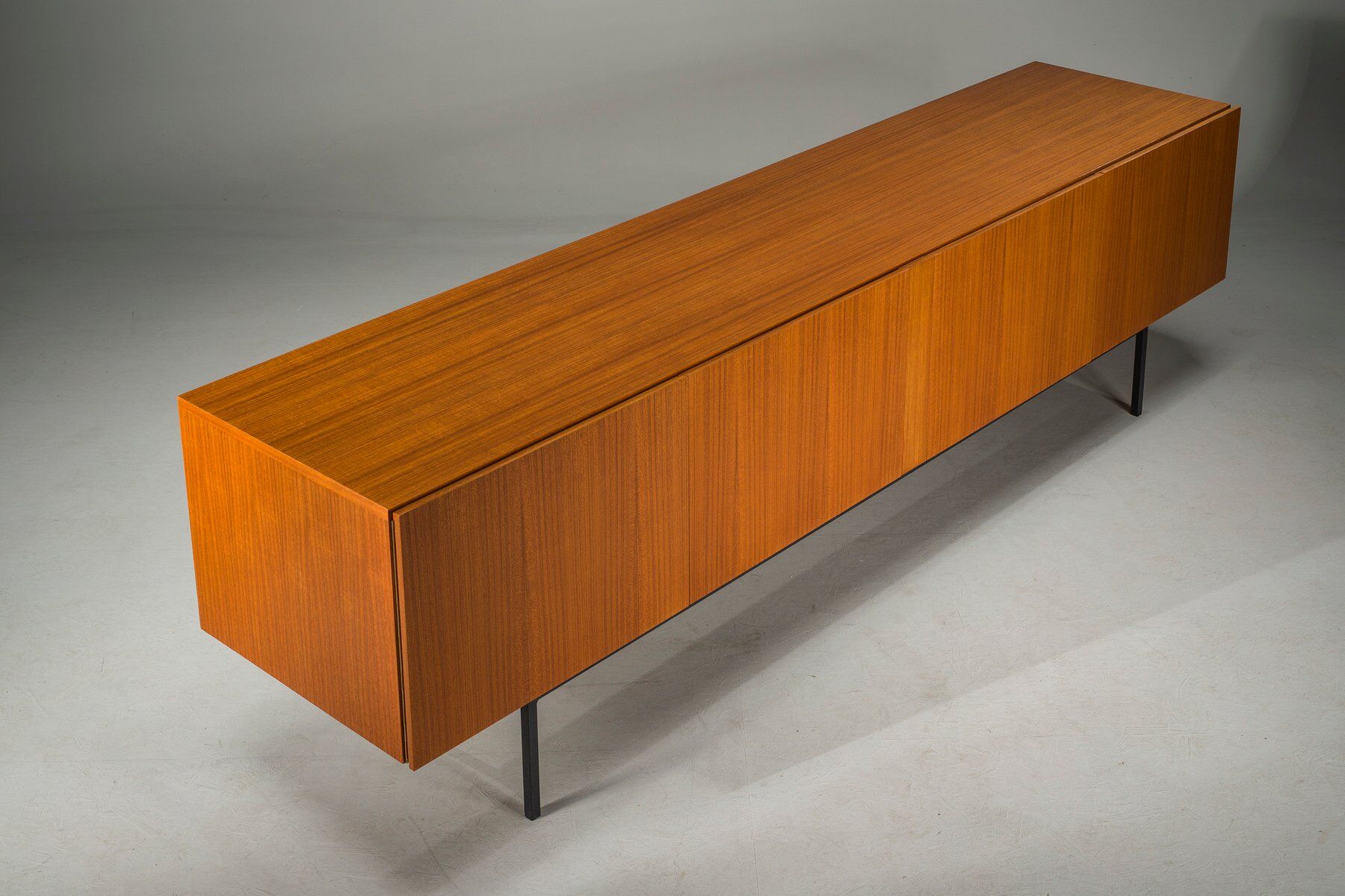 Vintage teak model B40 sideboard by Dieter Waeckerlin for Behr, 1960s