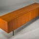Vintage teak model B40 sideboard by Dieter Waeckerlin for Behr, 1960s