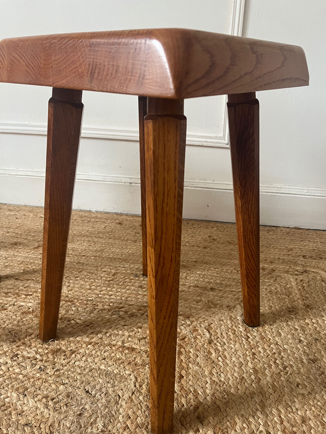Elm stools by Pierre Chapo