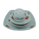 Service à fraises, Porcelaine du Berry