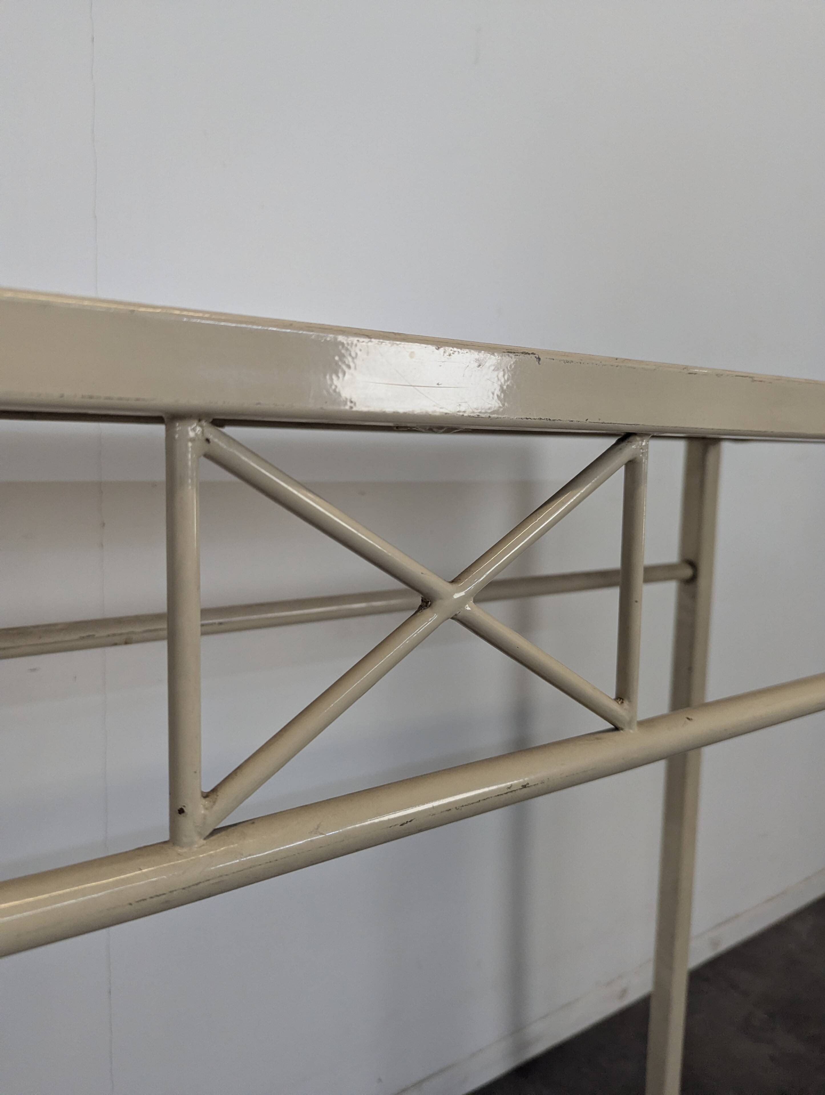 Modern wood and metal console