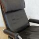 Leather ottoman chair