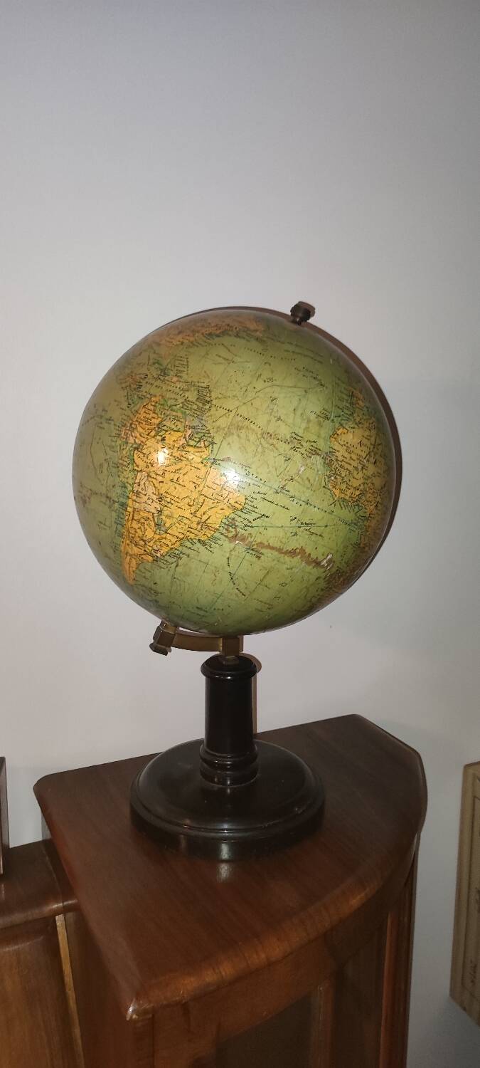 Plaster globe G Thomas late 19th