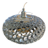 Lampe Suspension aluminium style Foscarini vintage space age vintage 1980