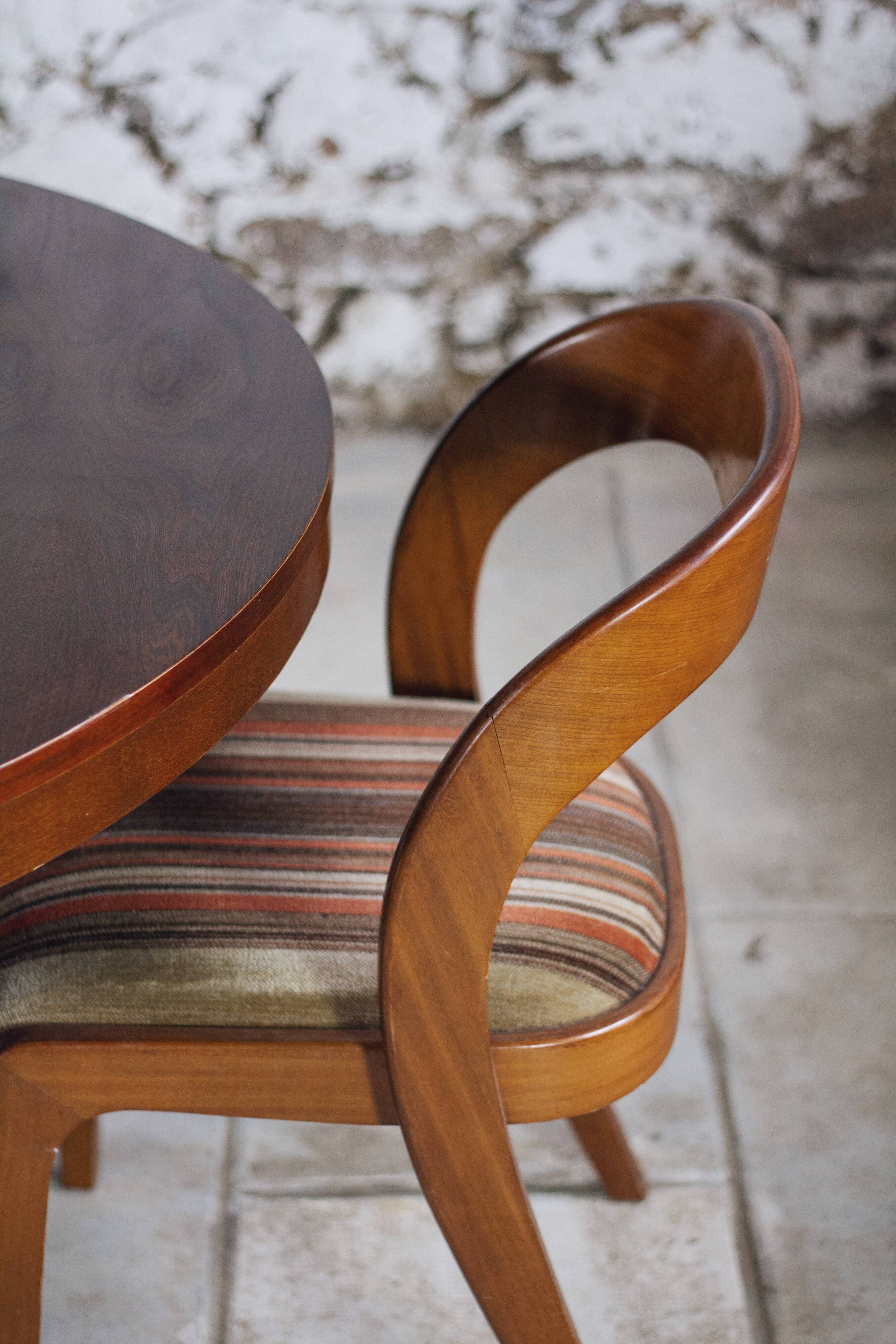 4 Baumann Gondola chairs