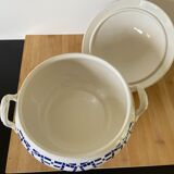 Limoges porcelain bulging soup