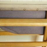 Denim folding chair, vintage director-style