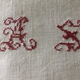 6 napkins, monogram
