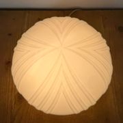 Vintage Wall Or Ceiling Light with Milk Glass, 1970s