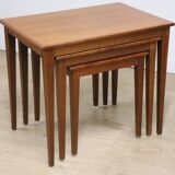 Scandinavian nesting tables "Kvalitet Form Funktion" in teak, 1960
