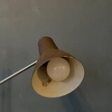 Lampadaire marron réglable du milieu du siècle