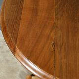 Small Walnut Pedestal Table, Louis Philippe Period – 2nd Part 19th