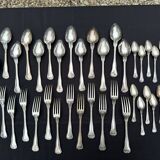 Christofle 37-piece cutlery set, Filet violon model