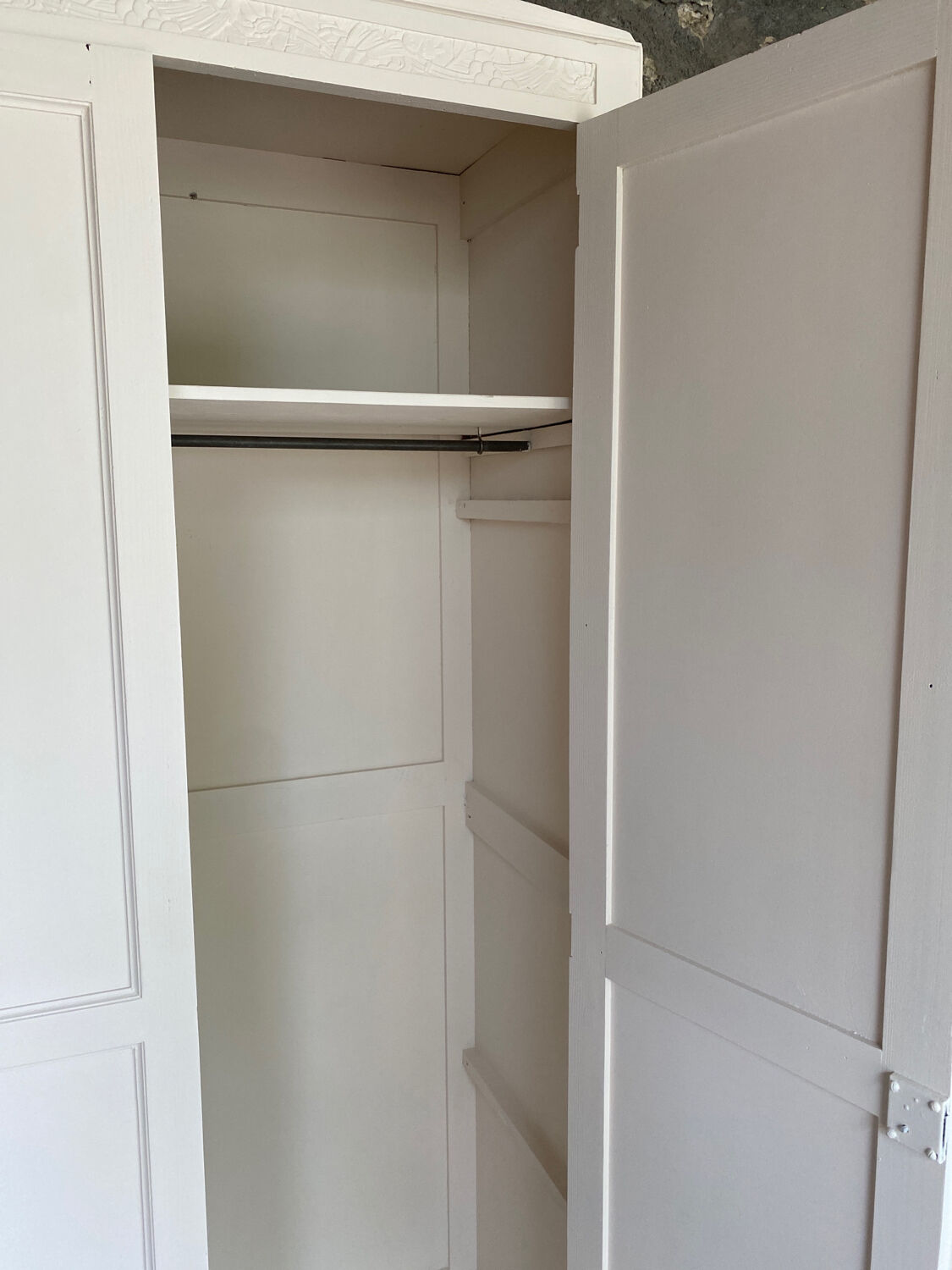 Parisian wardrobe repainted