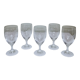 5 12cl crystal wine glasses