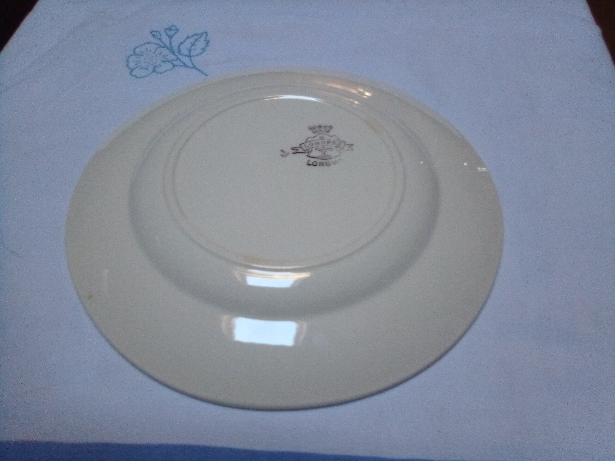 12 Flat plates Longpré / Longwy