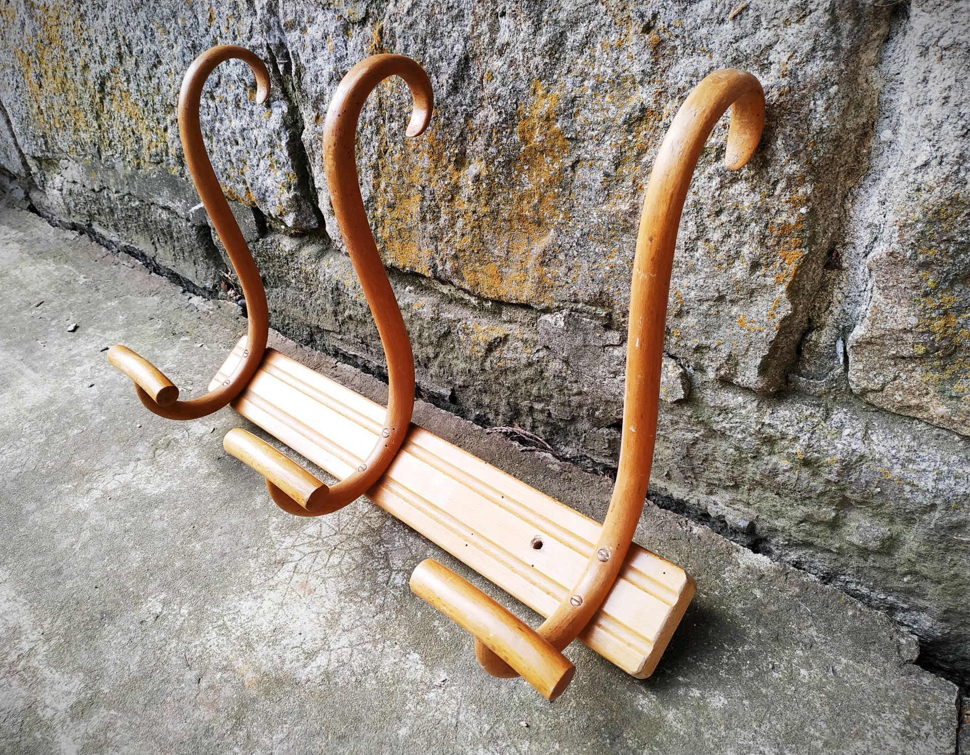 Thonet wall coat holder