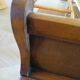 Rare entrance bench - Old chest bench - toy chest - oak color