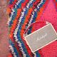 Pink Boucherouite carpet "Imouzzer" 74x170cm