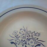 Assorted 18 old blue plates