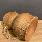 Pitcher in stoneware of the Borne signed B. Fabre