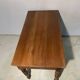 Vintage solid wood desk table - Elegant turned legs