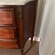 Wooden dresser marble tray
