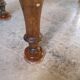 Round solid wood table 4 legs