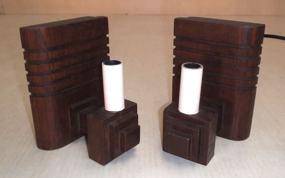 Pair of wall murals to light