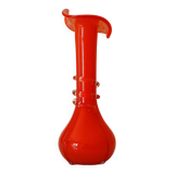 Vase soliflore "arum" en verre soufflé Murano