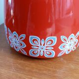 Enamelled red coffee maker