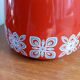 Enamelled red coffee maker